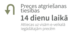 Preces atgriešana 14 dienas